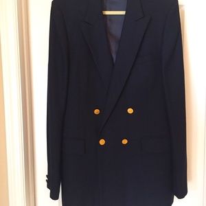 Abington men’s navy wool blazer